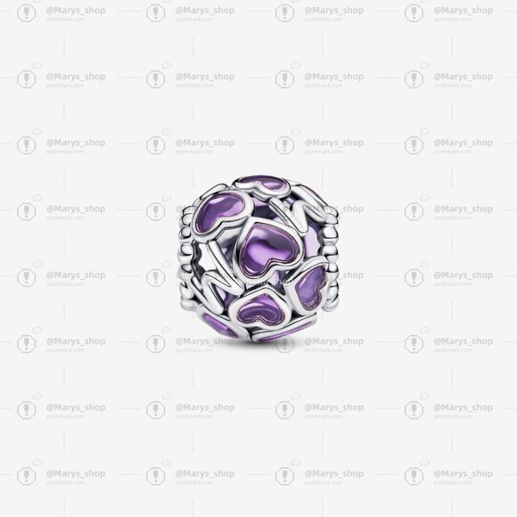 Pandora Openwork Hearts Mum Charm - Picture 2 of 6